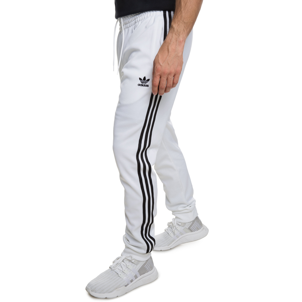 adidas white jogging pants