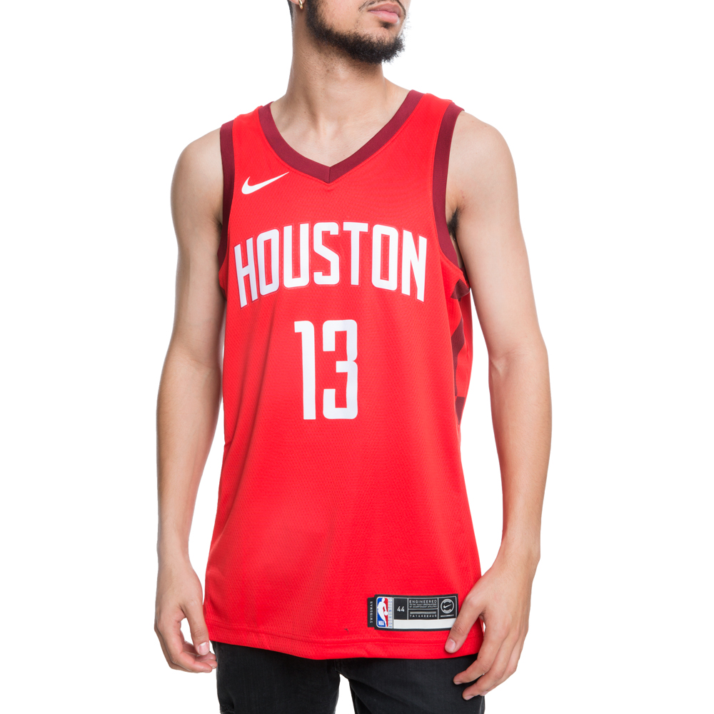 Men's Fanatics Branded James Harden Red/Black Houston Rockets