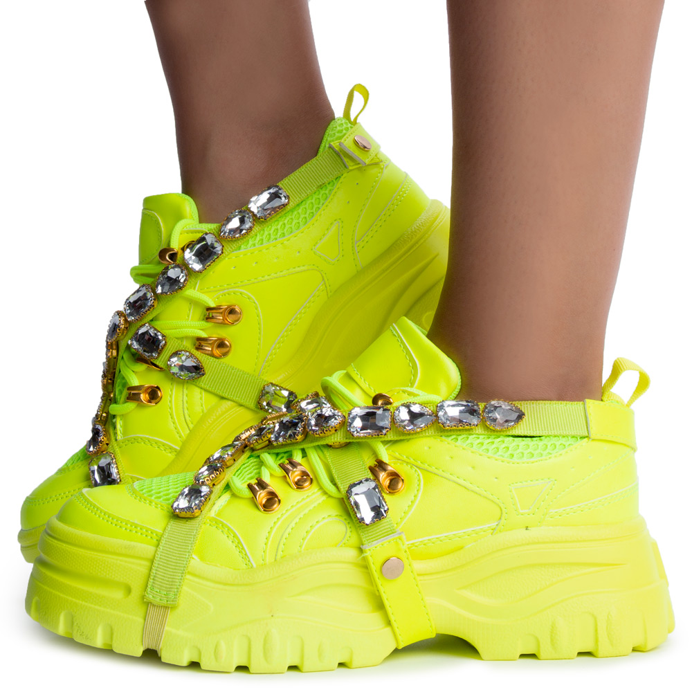 Details about   Cape Robbin Chunck Fever women Sneakers Removable jeweled strap  Free shipping