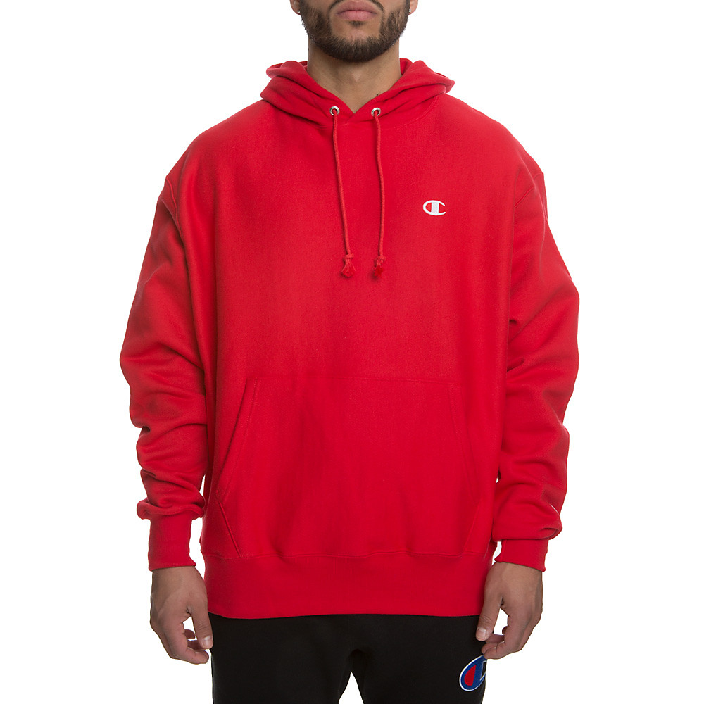 CHAMPION Men's Reverse Weave Hoodie GF68 Y06145 2WC/RED - Shiekh
