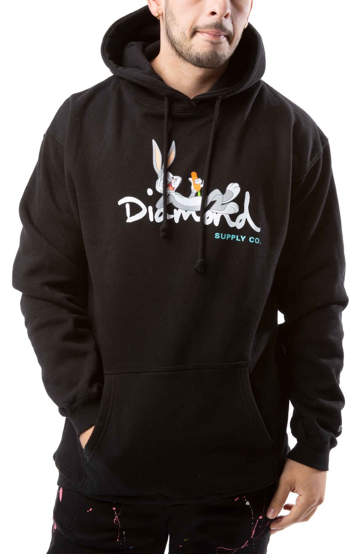 Diamond hotsell supply co X Looney Tunes Bugs hoodie. Large