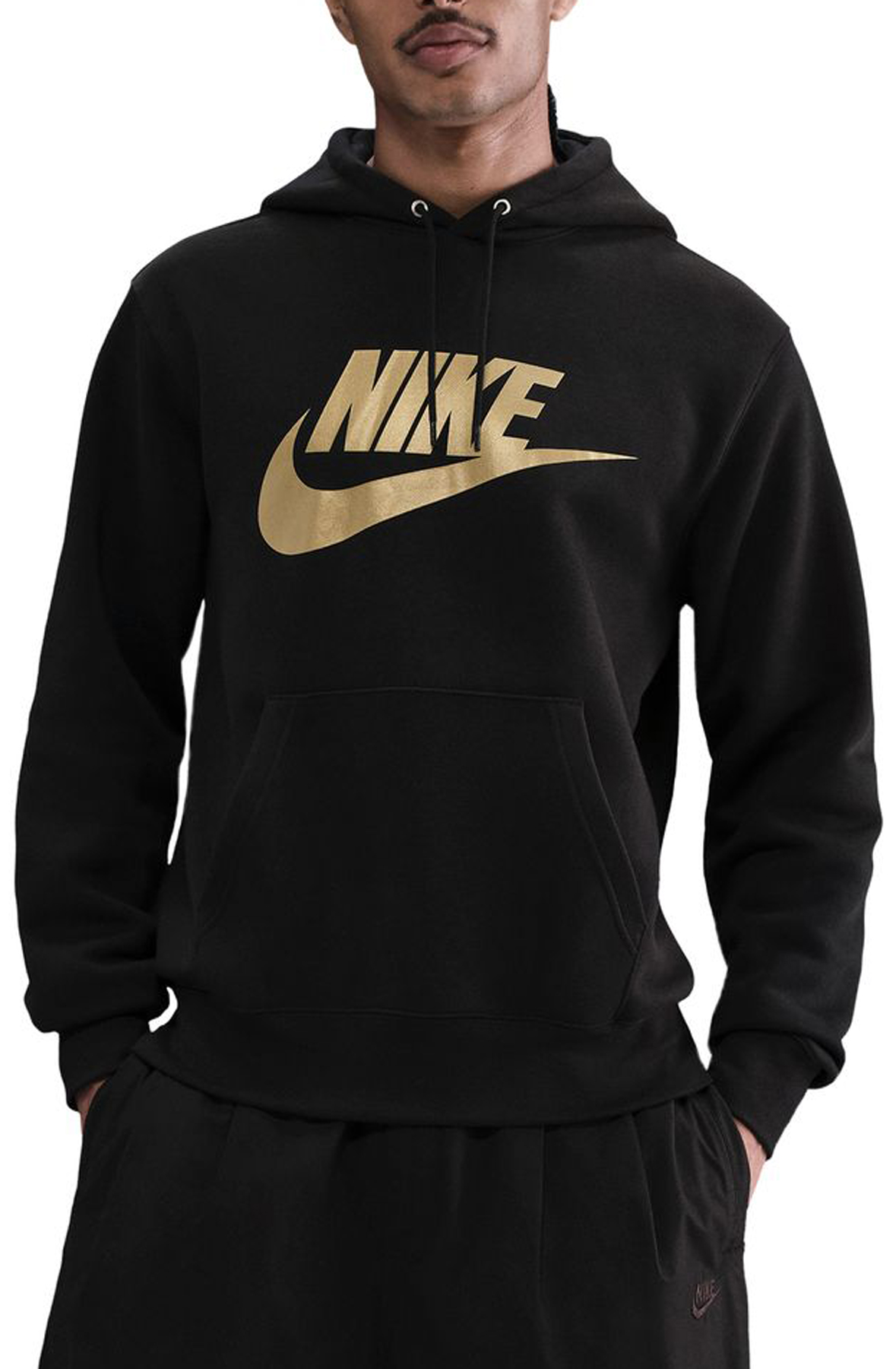 black and gold nike sweatshirt