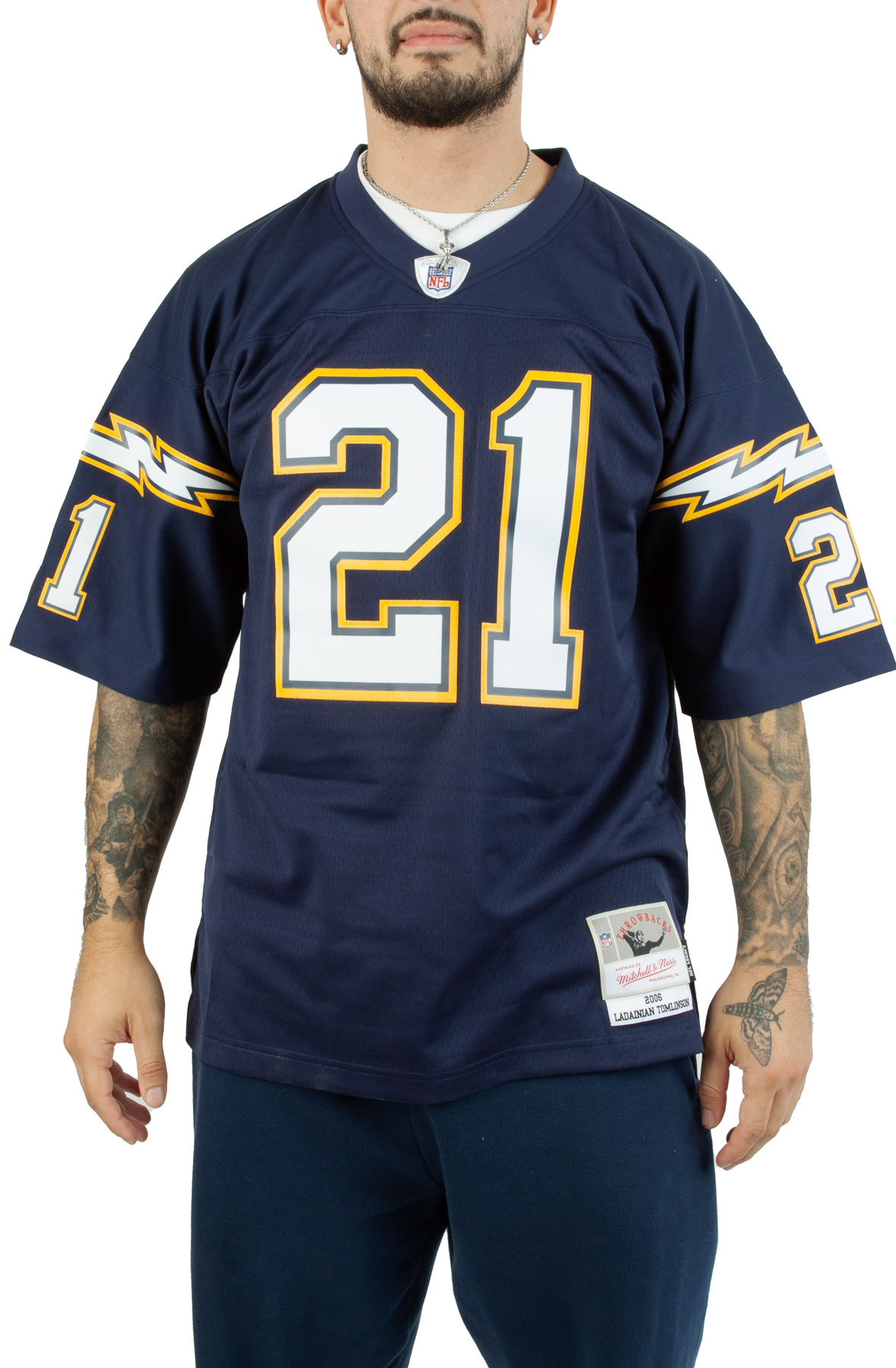 Mitchell & Ness SAN DIEGO CHARGERS LEGACY JERSEY - LADAINIAN TOMLINSON #21  Multi - navy