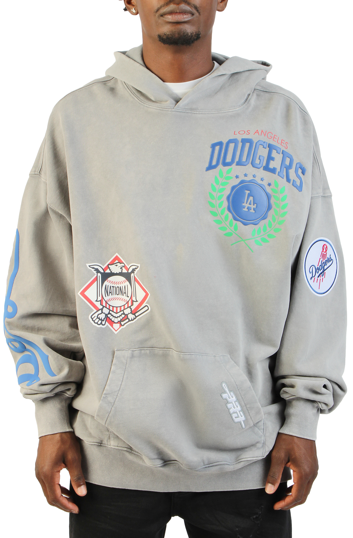 MLB 2024 Locker Room Hoodie 2XL グレー PRO STANDARD MLB LA Dodgers Street Team Hoodie LLD5316345-WSG - Shiekh