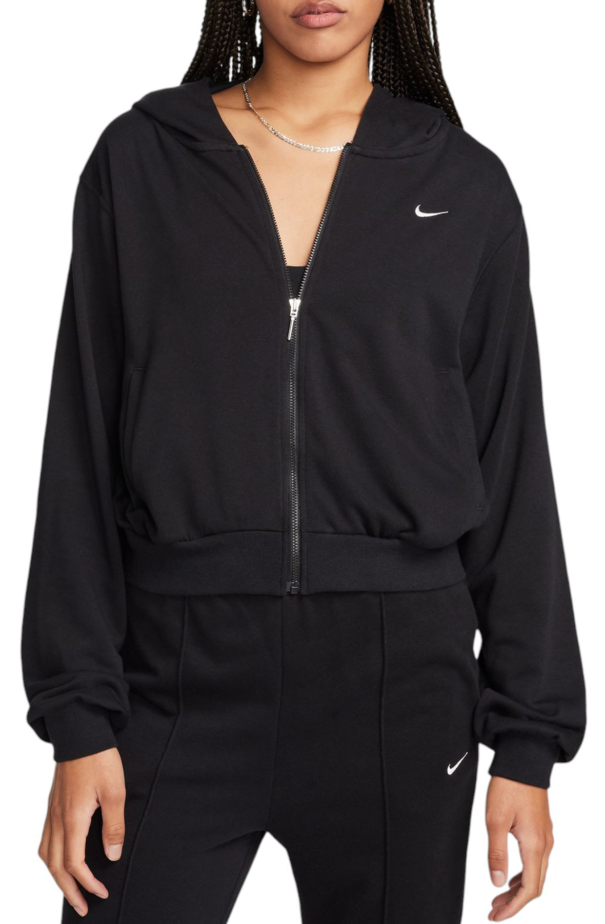 NIKE Loose Full-Zip French Terry Hoodie FN2415 010 - Shiekh