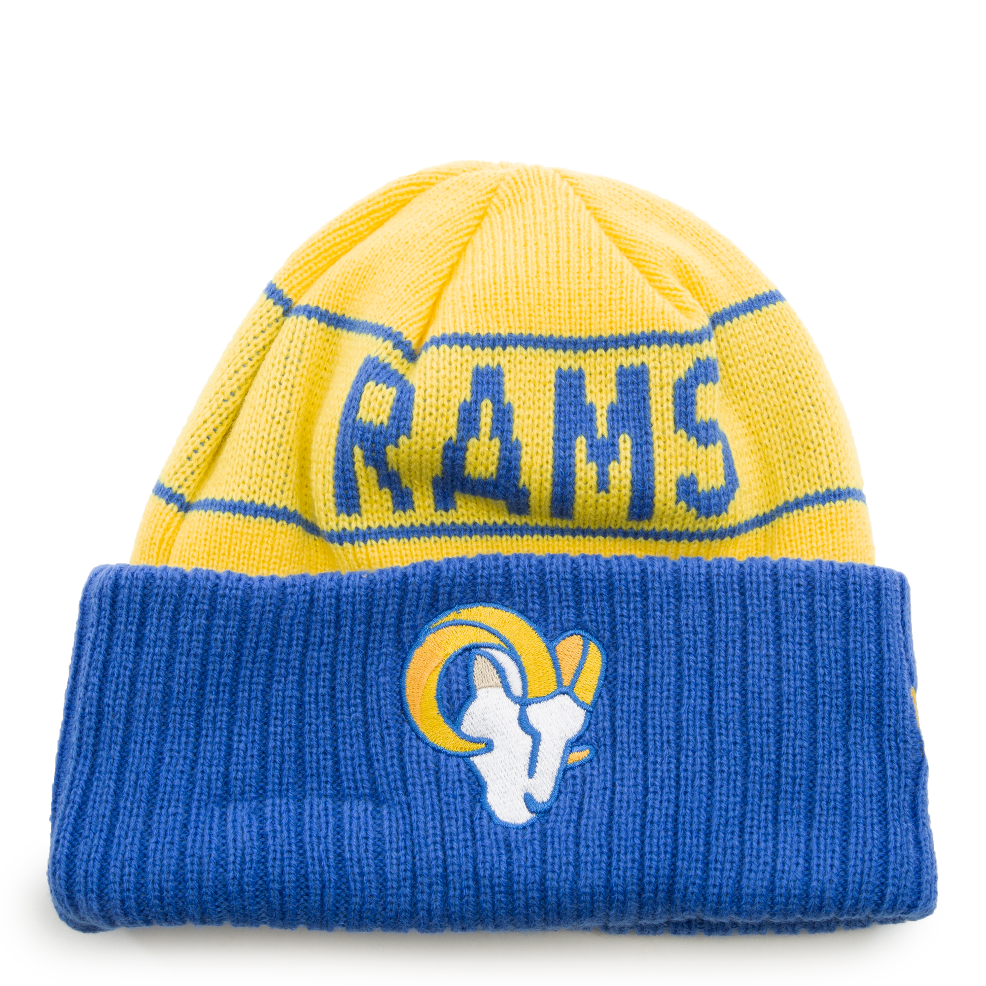 NEW ERA CAPS Los Angeles Rams Reverse Knit Beanie 60063315 - Shiekh