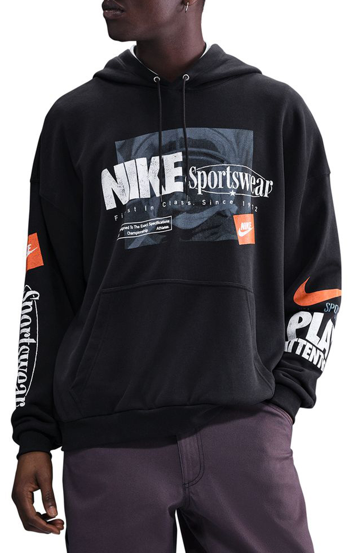 ★NIKE★SOLO SWOOSH FRENCH TERRY スウェット★追跡可 Nike Solo Swoosh Men's Short-Sleeve French Terry Top. Nike JP