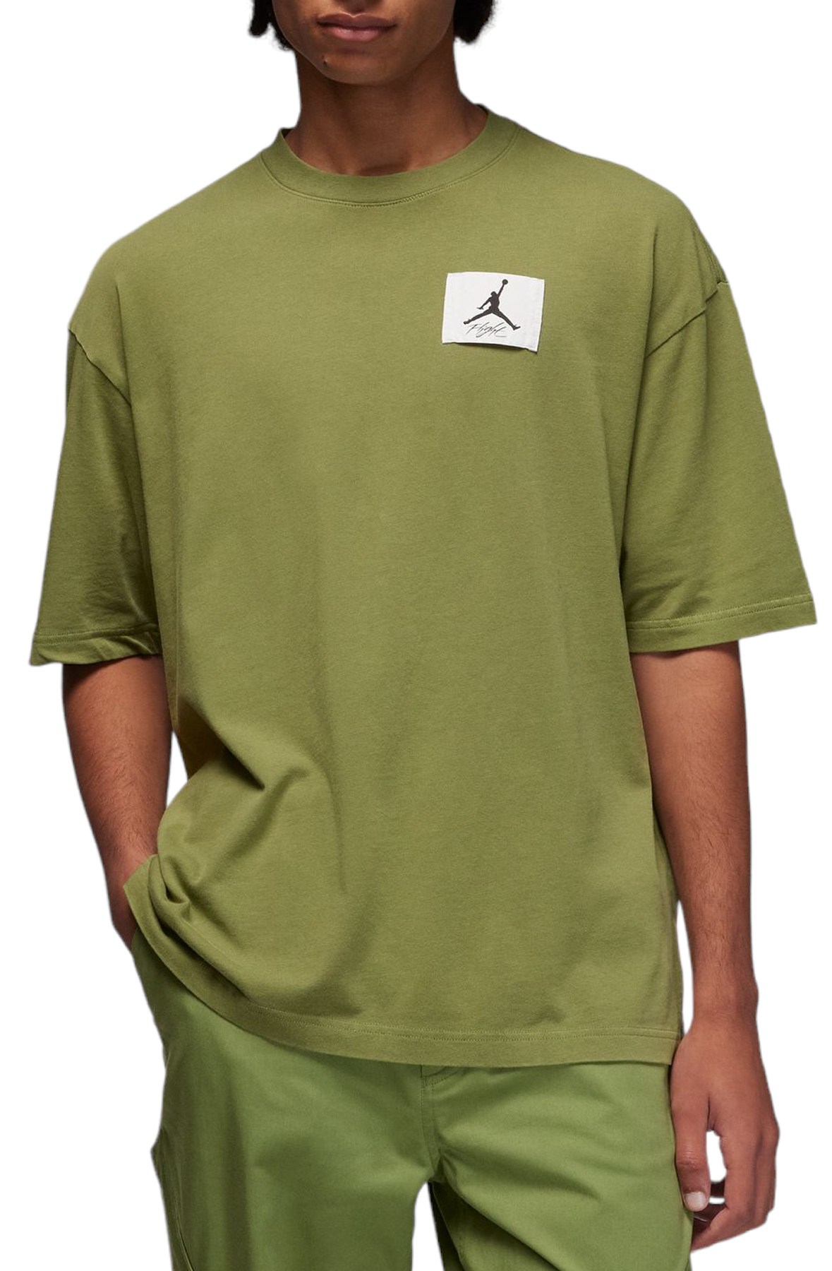 army green jordan shirt