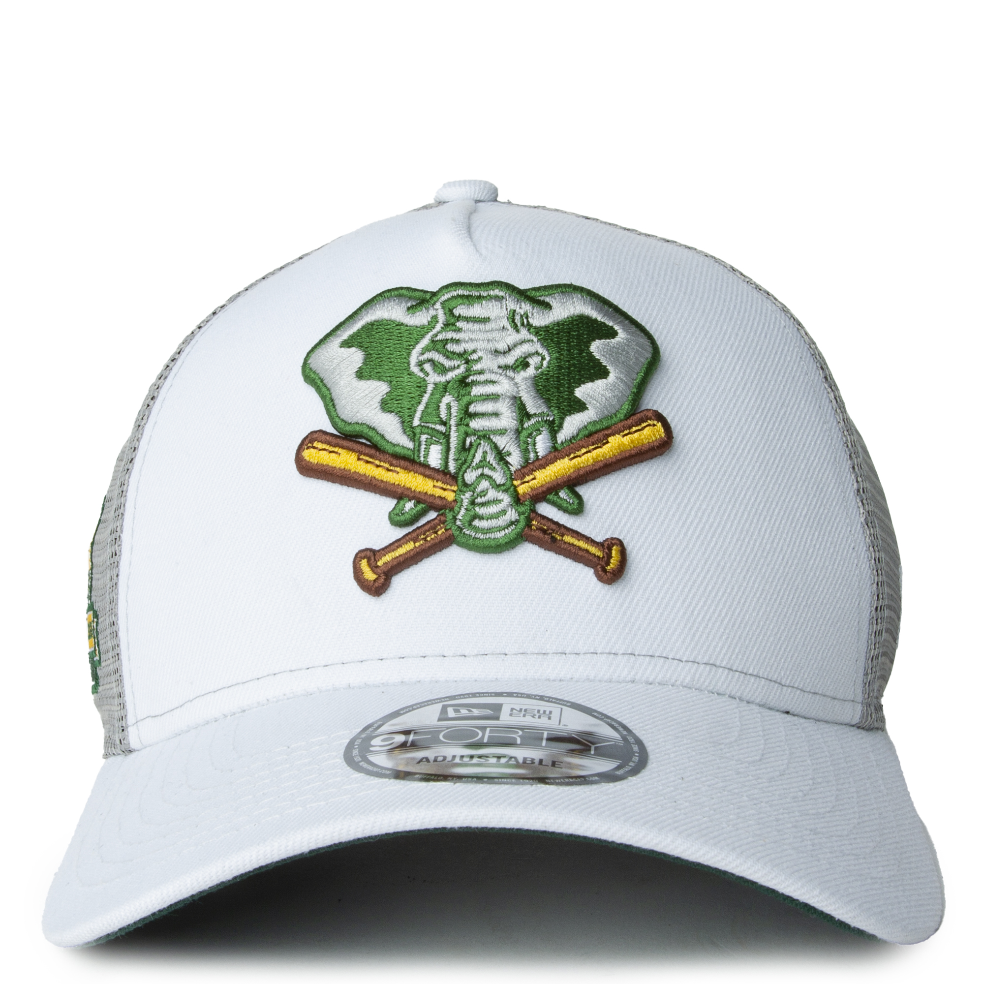New Era Caps Oakland A's 9FORTY Trucker Hat White