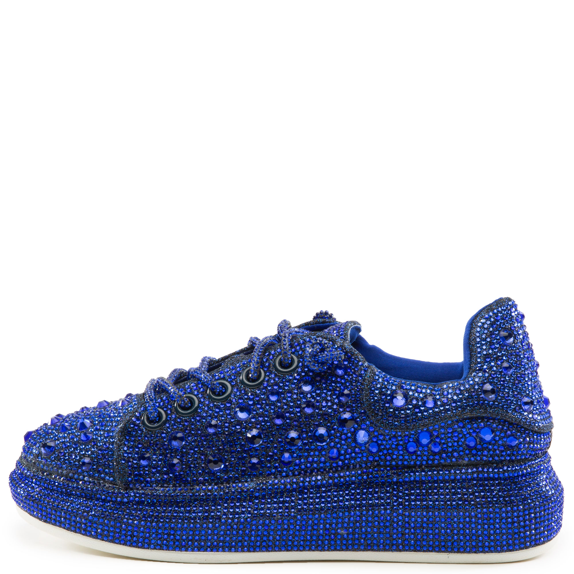 なおみ✨ AZALEA WANG Azure- Rhinestone Sneakers AZURE-MIDNIGHT - Shiekh
