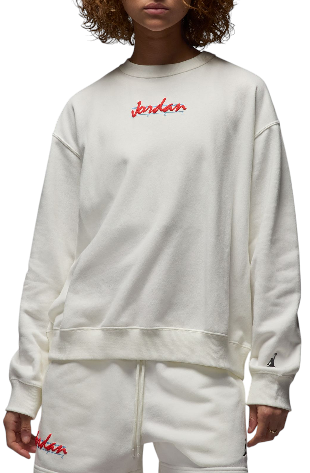 JORDAN Brooklyn Fleece Crew-Neck Sweatshirt HJ0151 133 - Shiekh