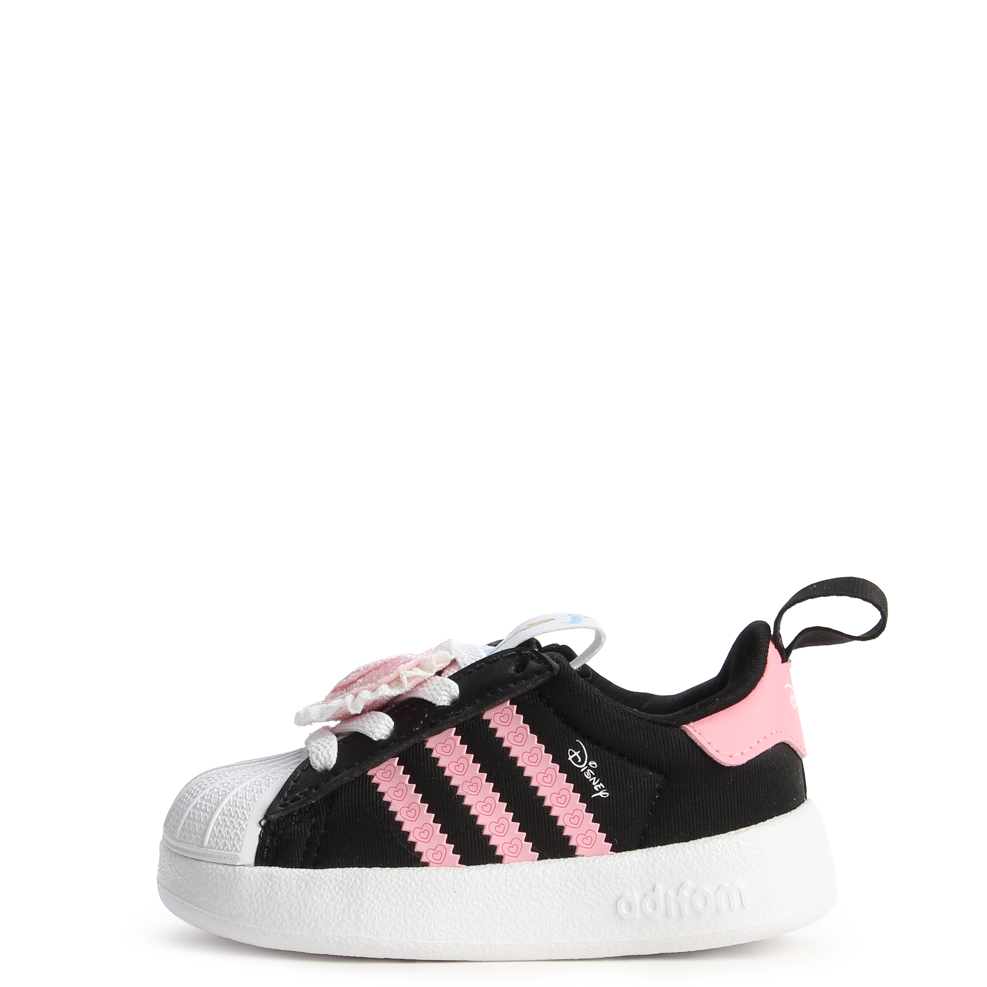 adidas Girls Toddler Disney adidas Originals Adifom Superstar 360 Core Black/Light Pink/Cloud White Sneakers 4 Core Black/Light Pink/Cloud White