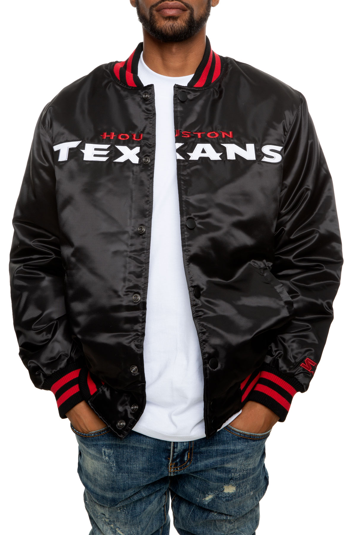 STARTER, Jackets & Coats, Houston Texans Starter Knockout Hooded Jacket  Medium