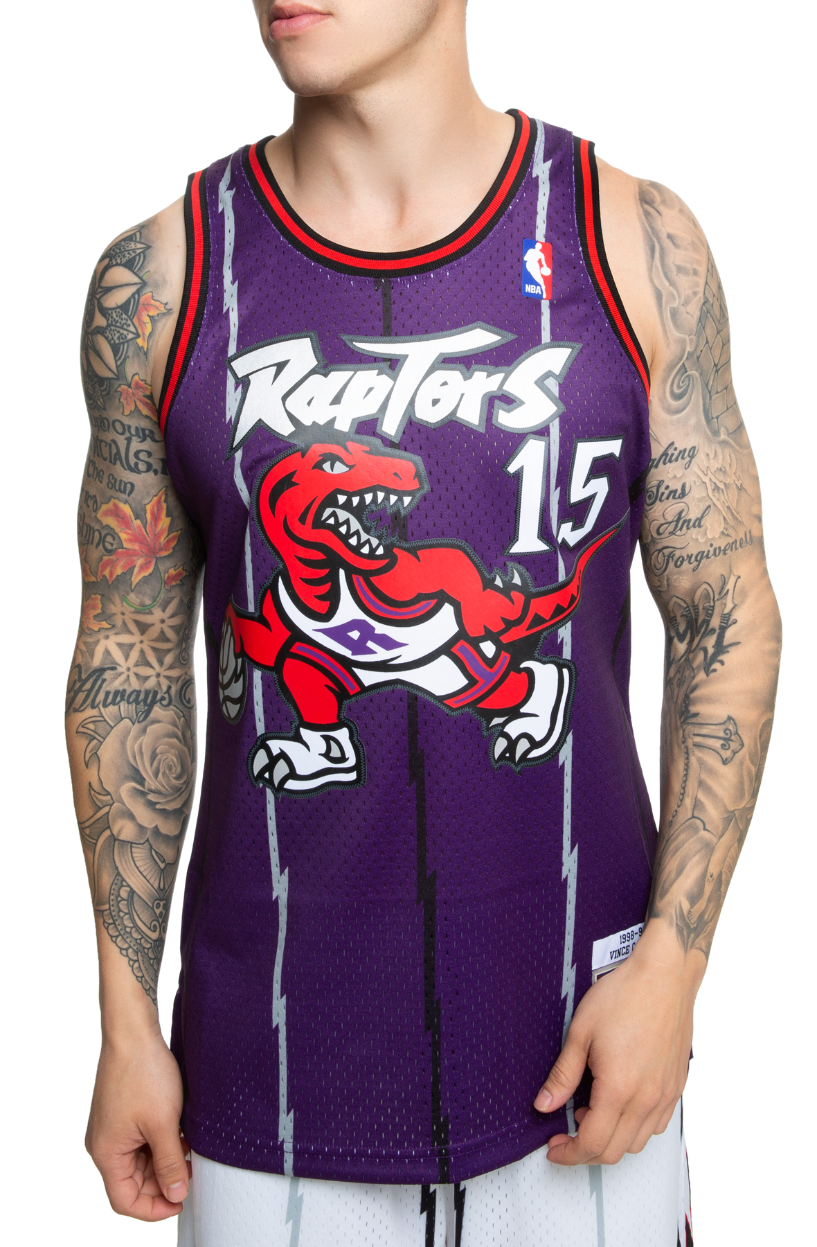 HotelomegaShops - Mitchell & Ness Men NBA Toronto Raptors Vince Carter Tee  Purple '98-99 3120LVNCCRTR