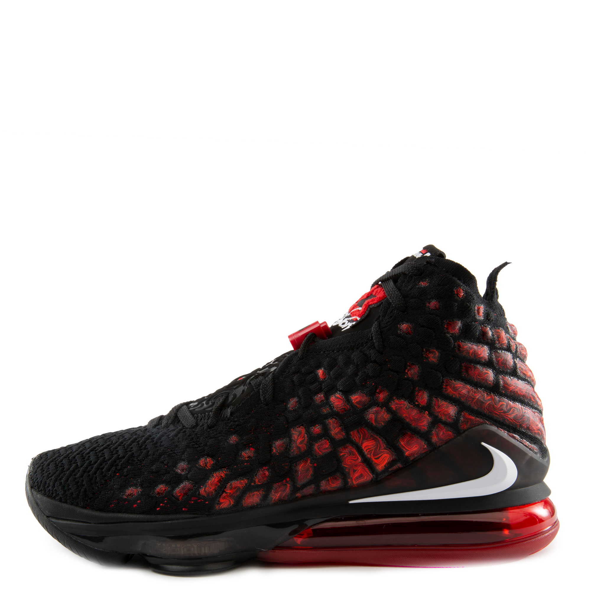 black and red lebron shoes