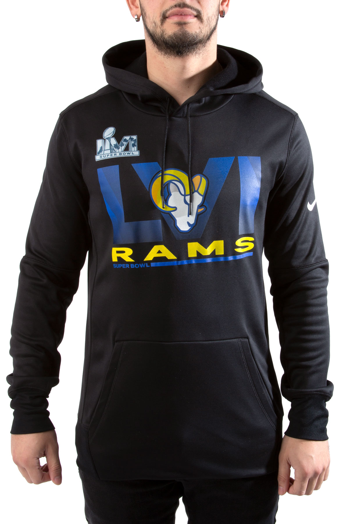 Nike NFL Super Bowl LVI store LA Rams No Limits Hoodie Men's Size XL NPAQ-00A-95X-01F