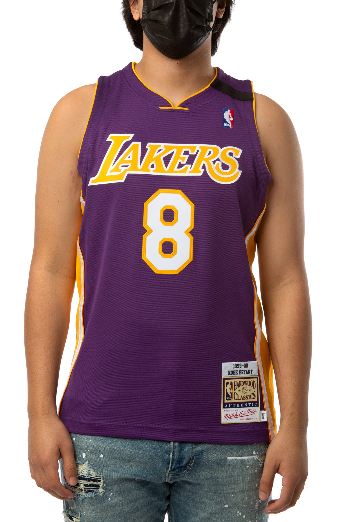 LOS ANGELES LAKERS KOBE BRYANT 1999-00 AUTHENTIC JERSEY