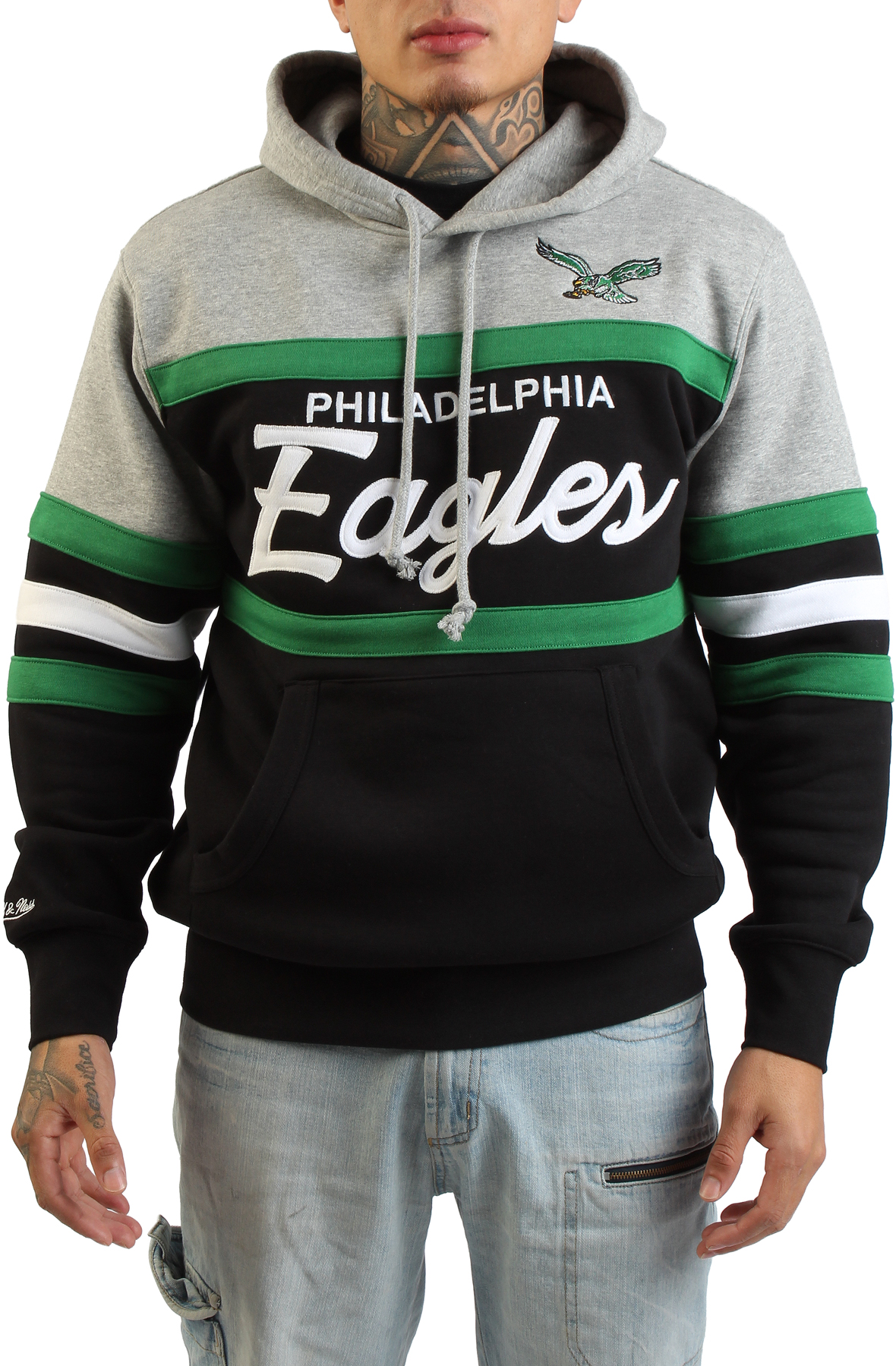 MITCHELL AND NESS NFL Philadelphia Eagles Head Coach Pullover