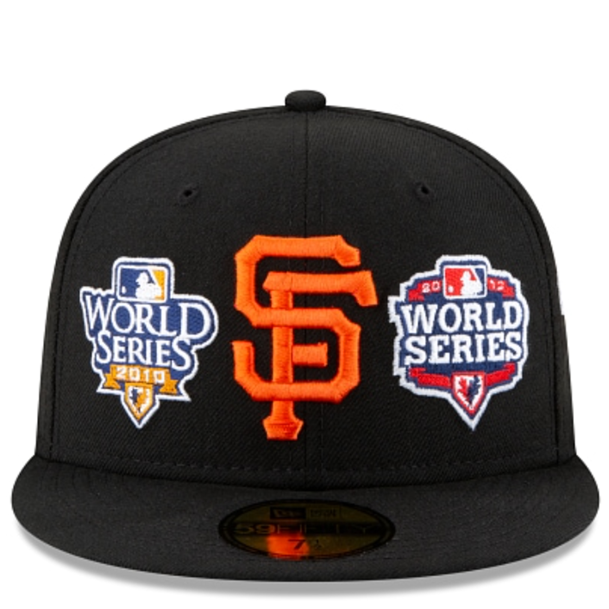 San Francisco Giants Hat 7 1/4 New Era RARE 8 Historic World Series  Champion Cap