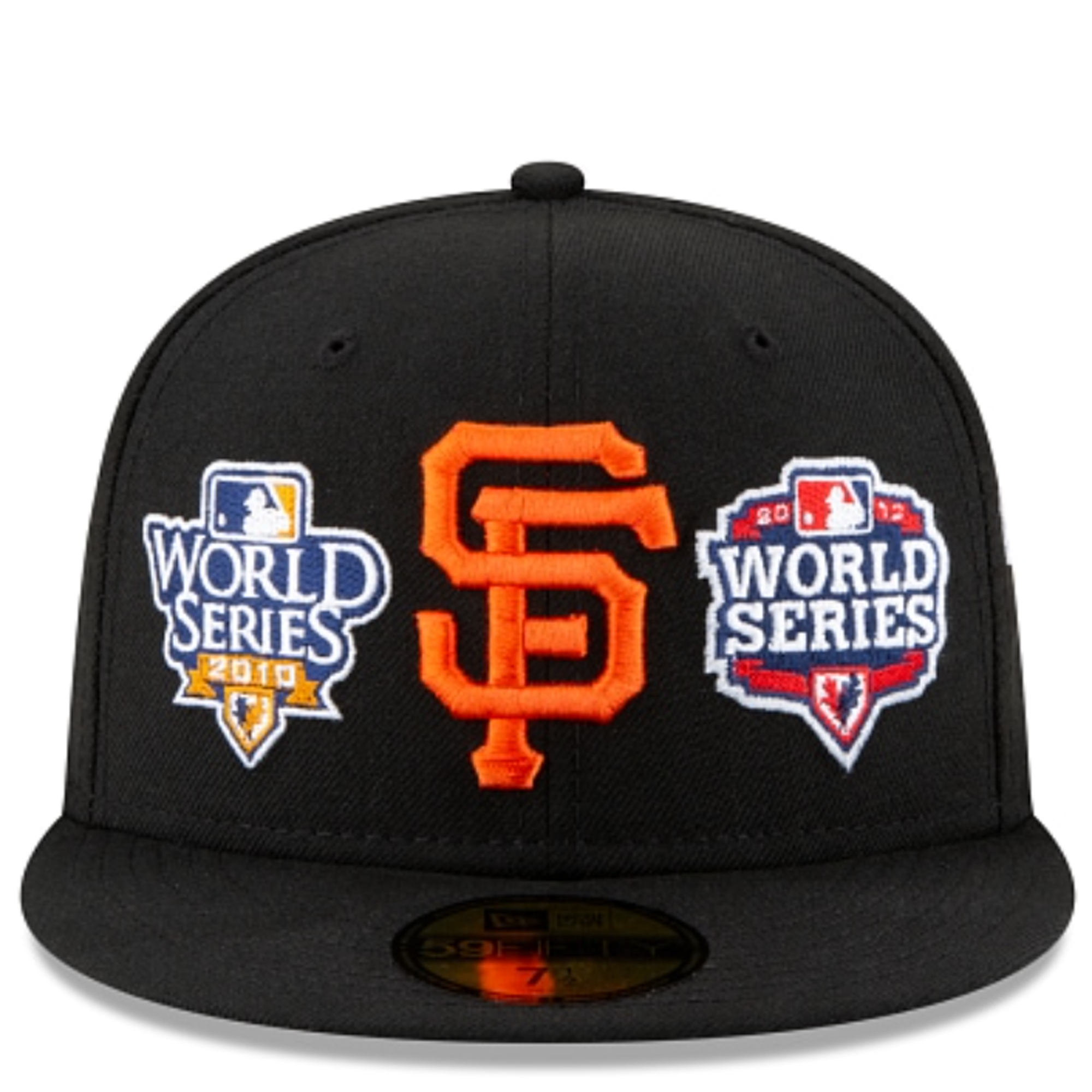 giants hat with world series patch