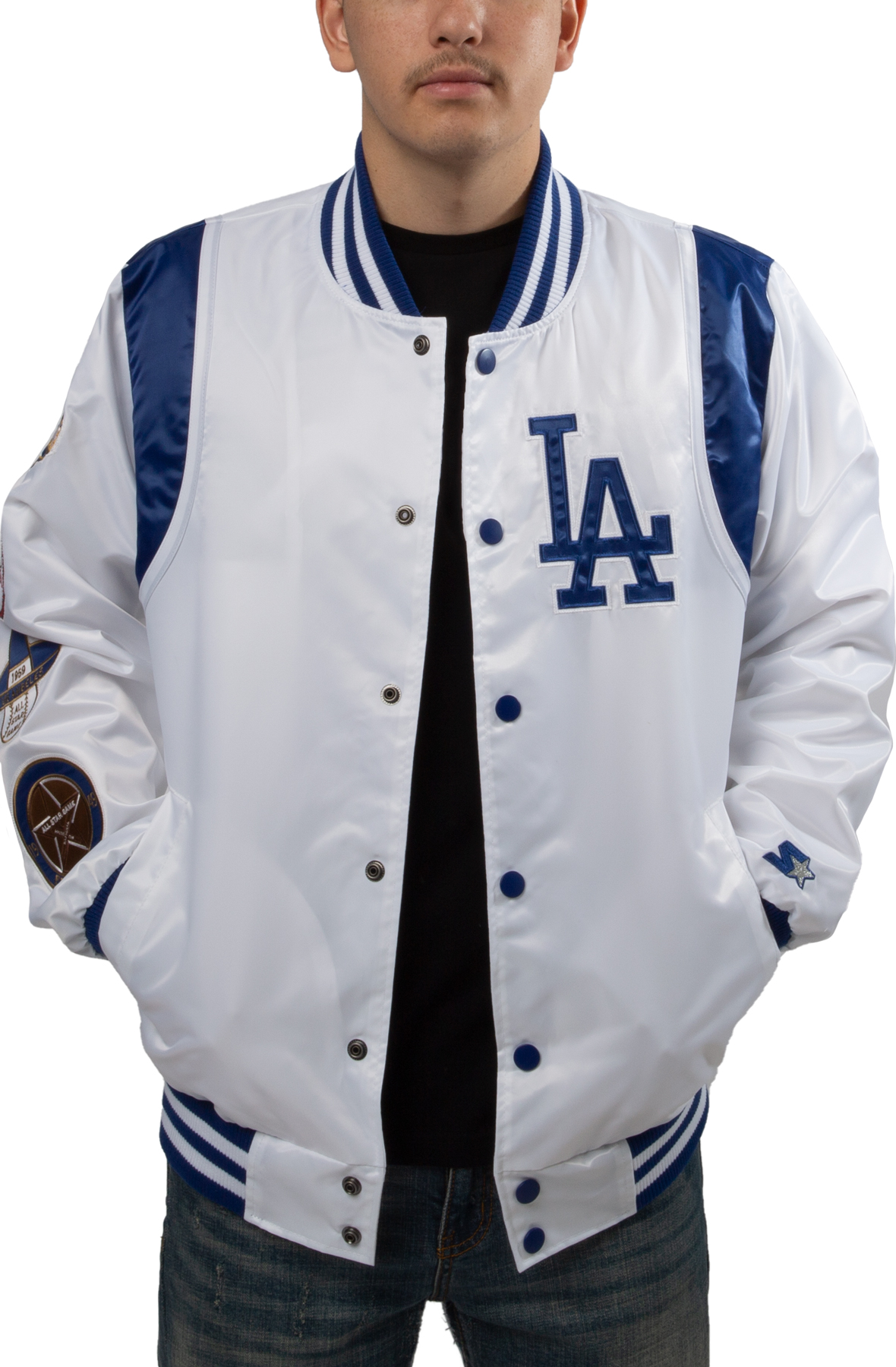Los Angeles Dodgers White Starter Jacket – Time Out Sports