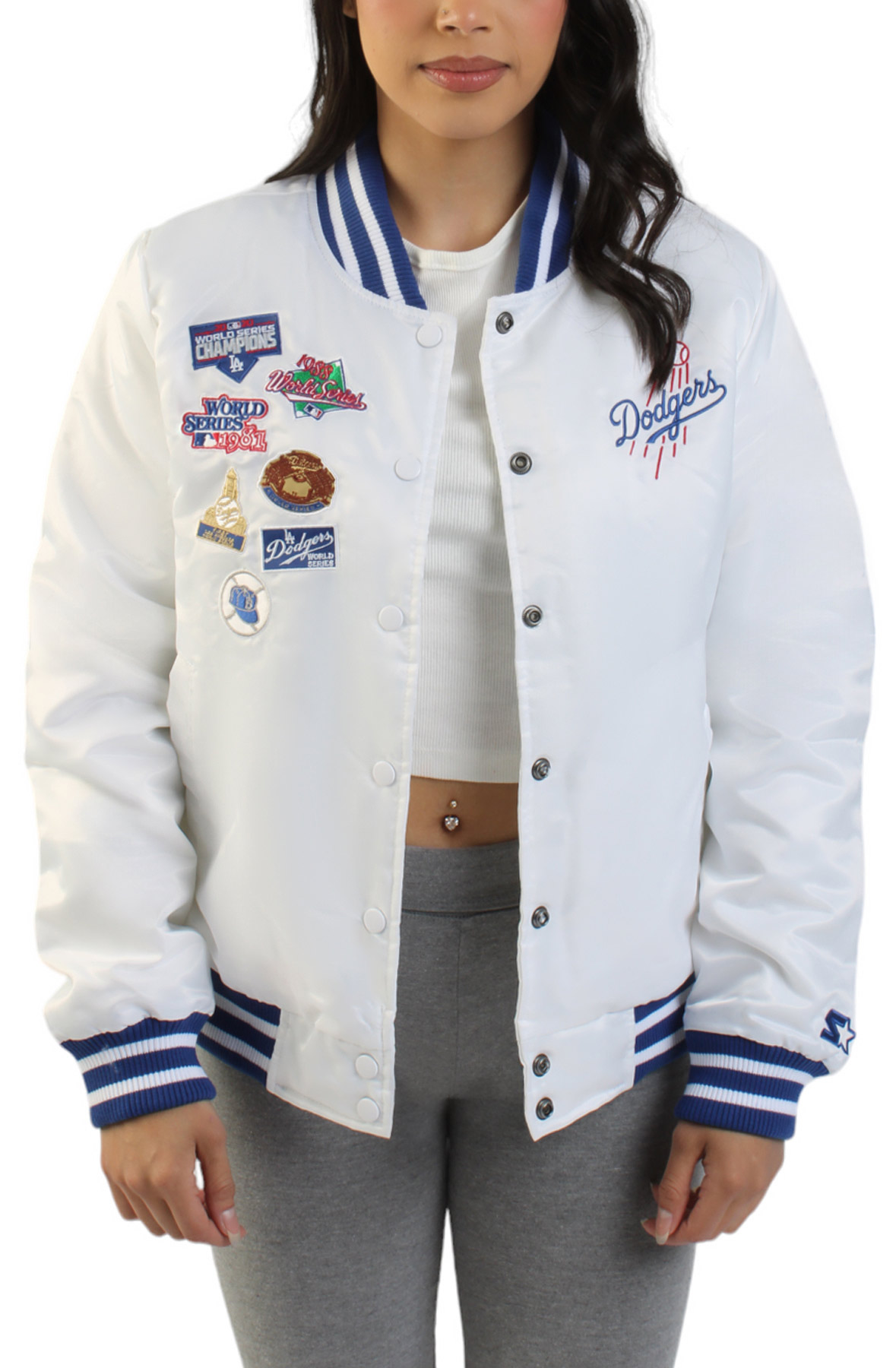 STARTER MLB Dodgers Champions Jacket NS35W551 LAD - Shiekh
