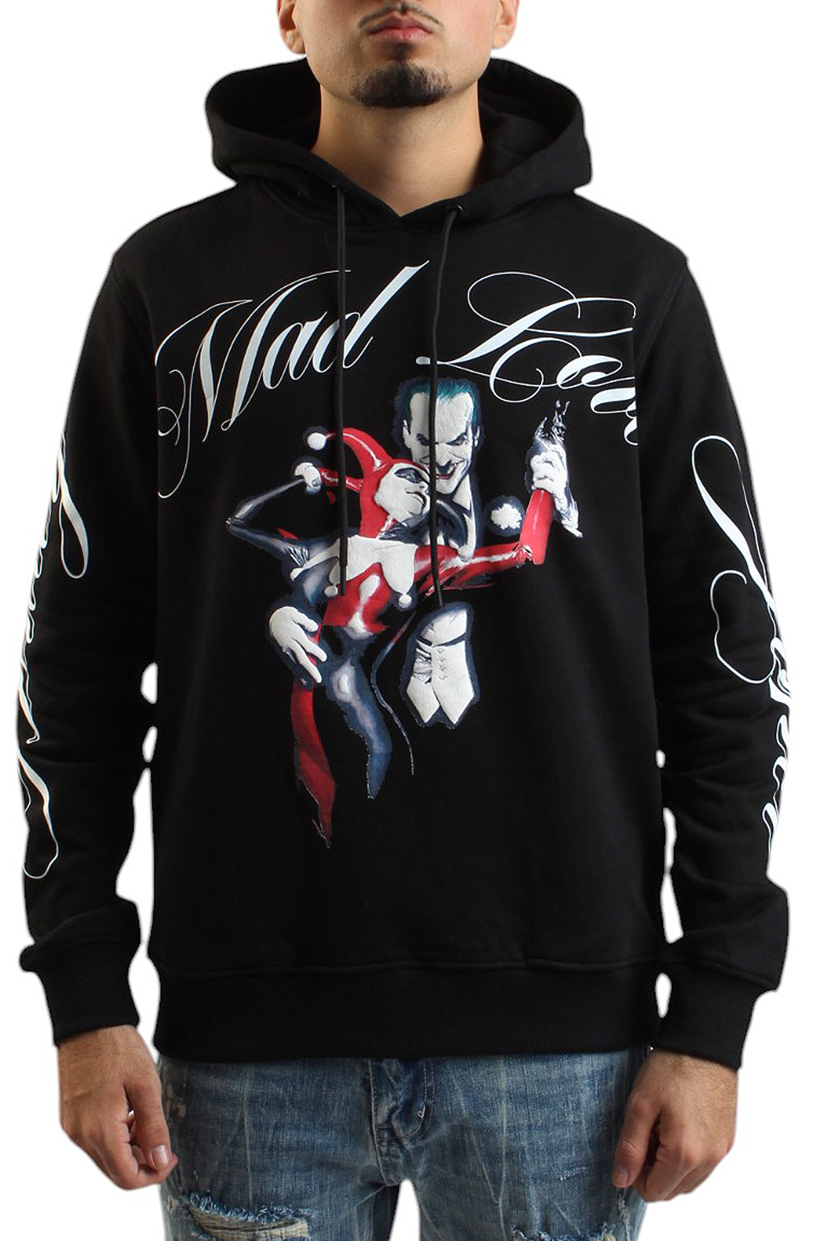 MAXIMA Batman Mad Love Hoodie B250092-BLK - Shiekh