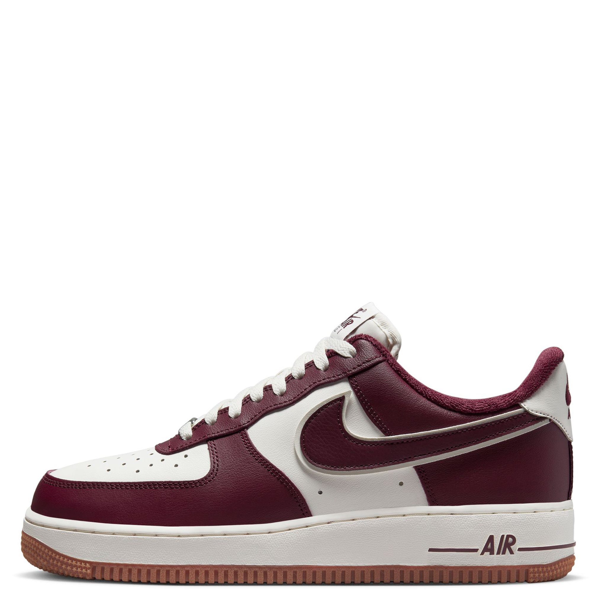 Size 10 - Nike Air Force 1 '07 LV8 White Night Maroon