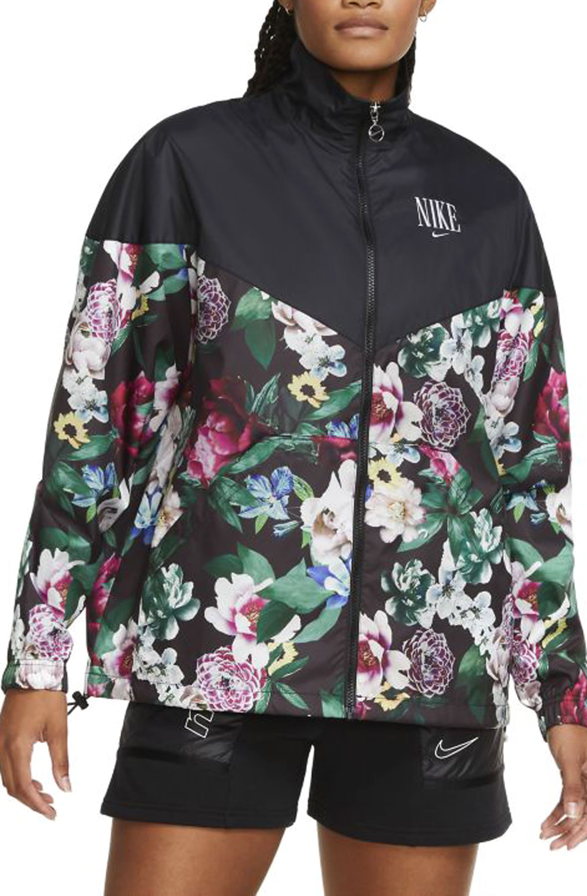 NIKE Sportswear Floral Print Jacket CU6526 010 - Shiekh