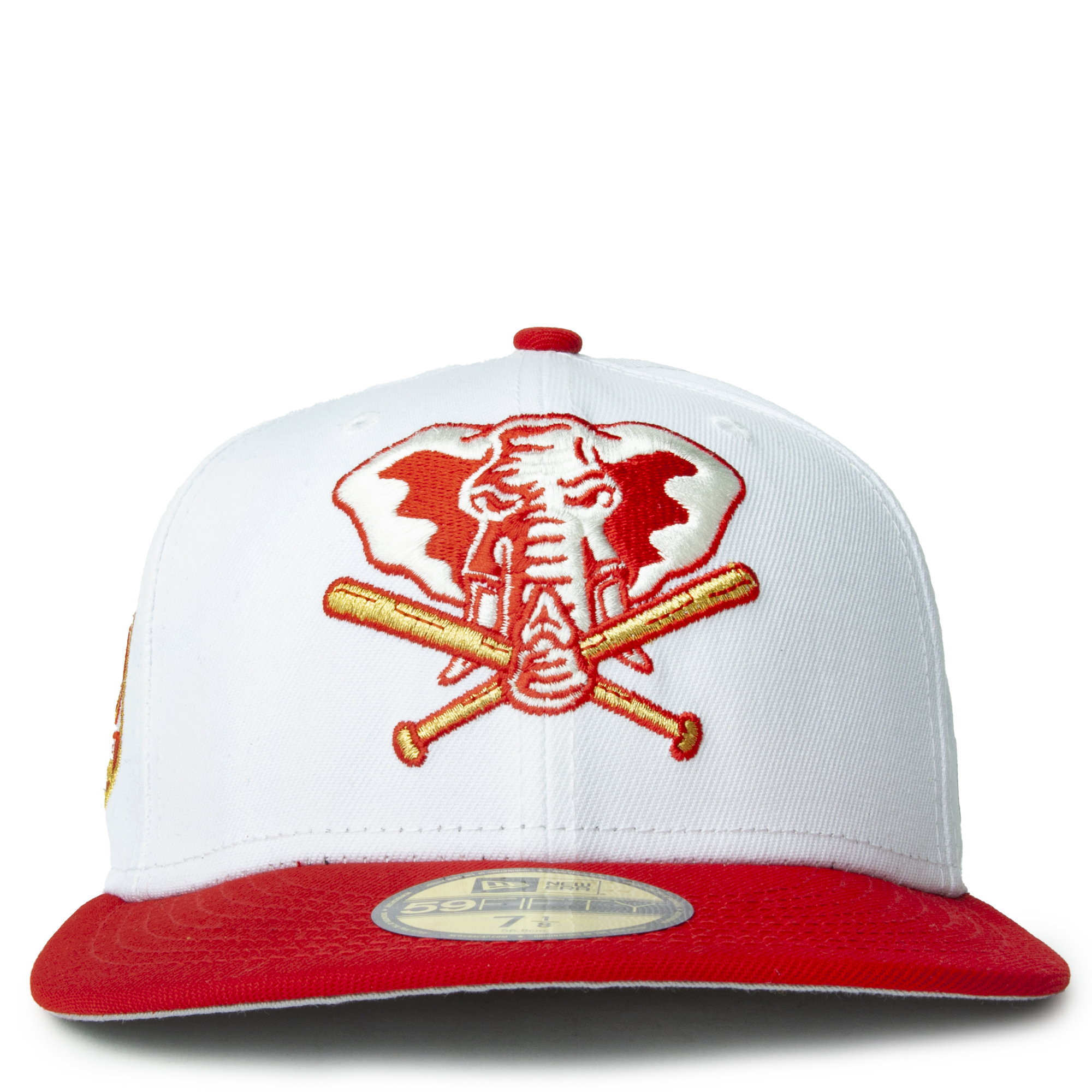 Oakland Athletics New Era White on White 59FIFTY Fitted Hat