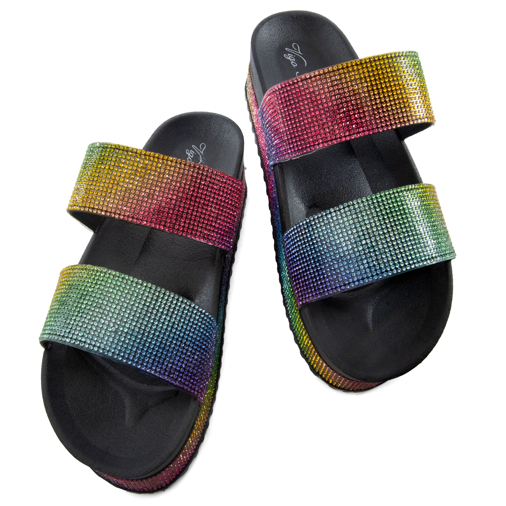 rainbow platform slides