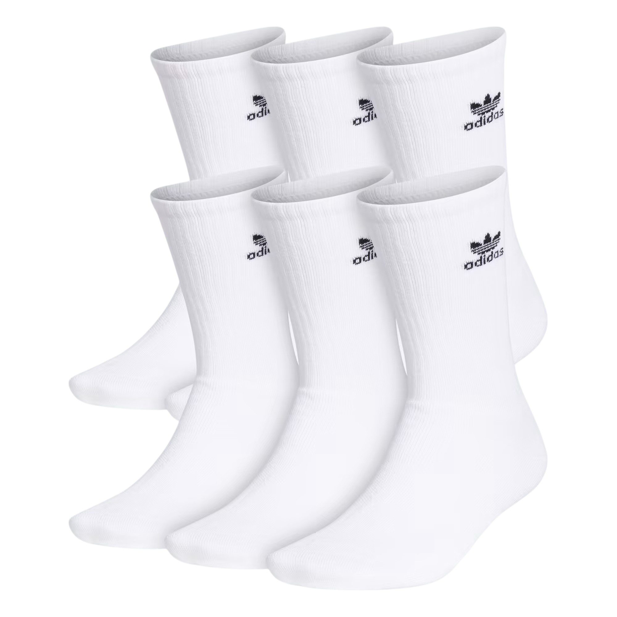 ADIDAS Trefoil Crew Socks 6 Pairs CI9853 - Shiekh
