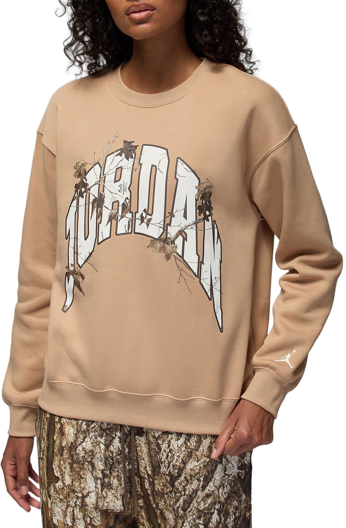 JORDAN Brooklyn Fleece Realtree Crew-Neck Sweatshirt HV0472 200