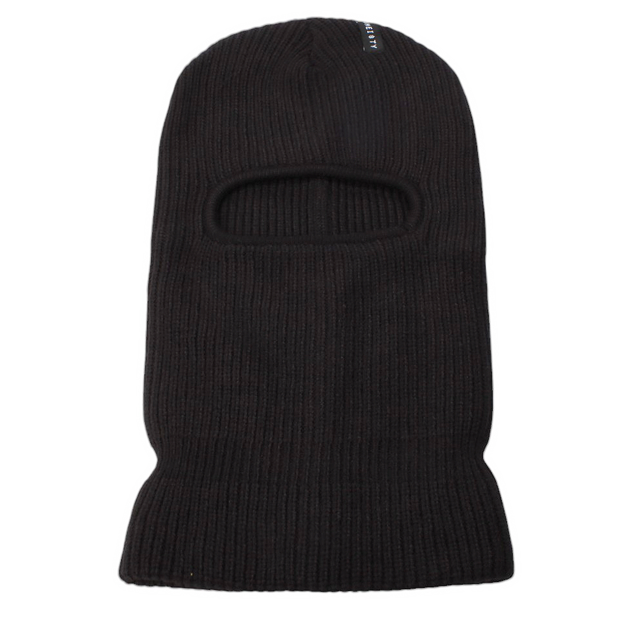 Men High Roller Mask Beanie Black Hats 1SIZE Black
