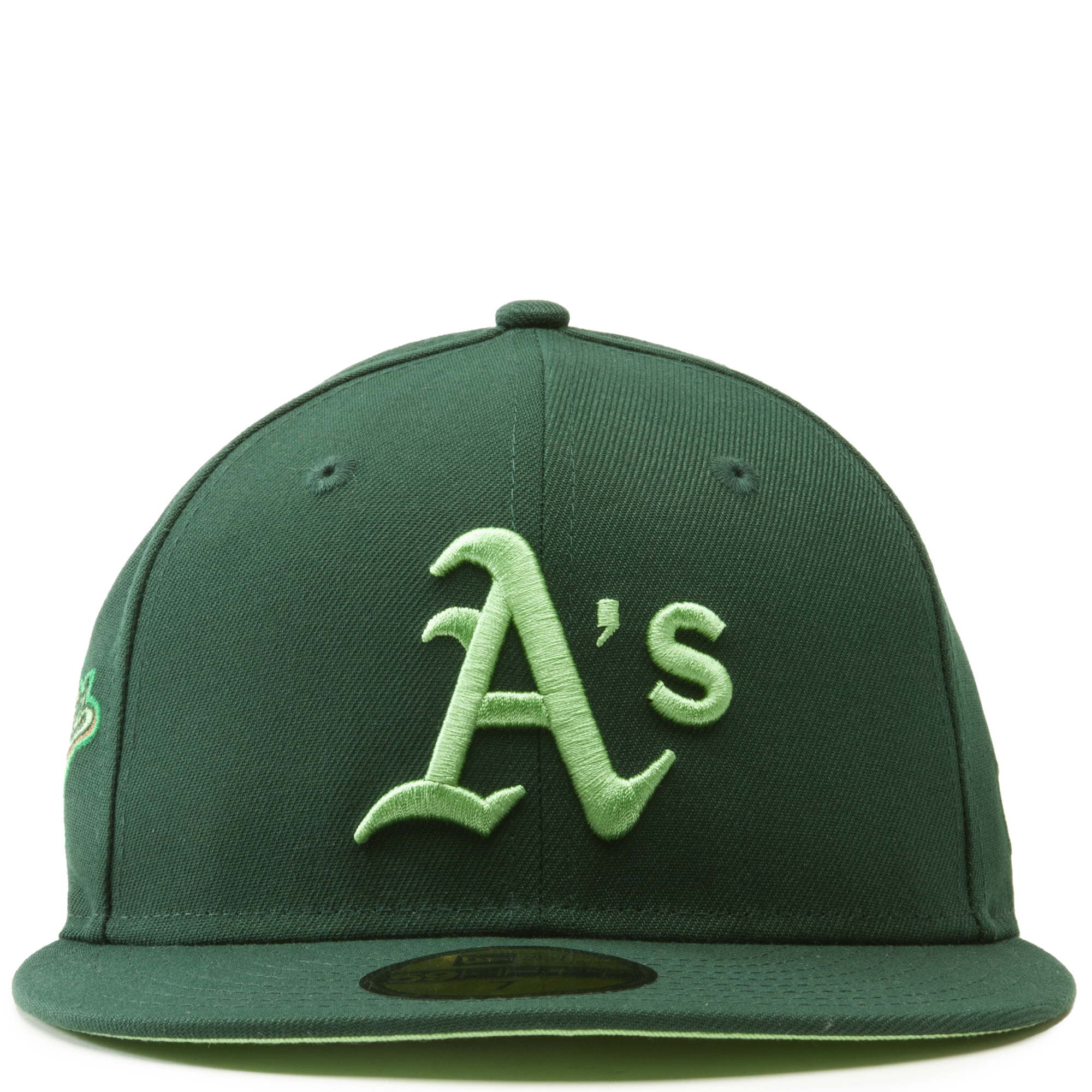 Men's New Era White/Green Oakland Athletics State 59FIFTY Fitted Hat