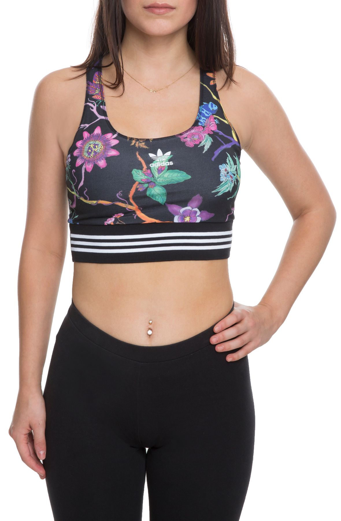 adidas poisonous garden crop top