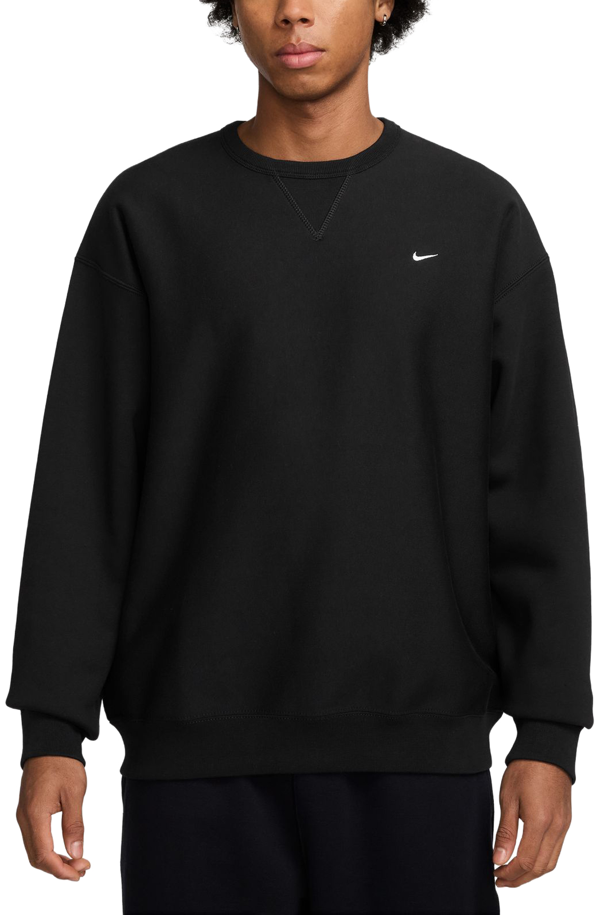 NIKE Solo Swoosh Fleece Crew HV1086 010 - Shiekh