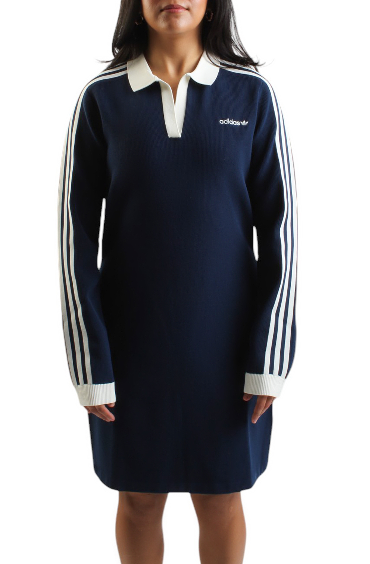 【ADIDAS ORIGINALS】★POLO LONG DRESS★正規品★残り僅か!!★ ADIDAS Knitted Polo Dress JC7690 - Shiekh