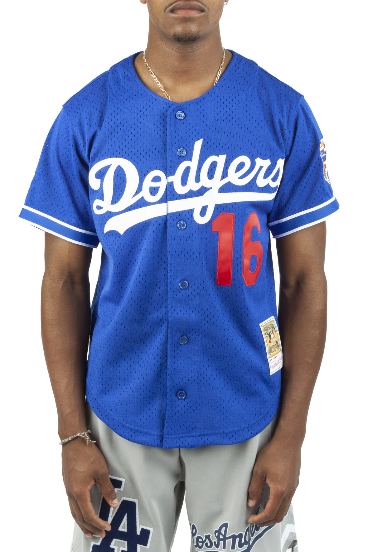MITCHELL AND NESS Hideo Nomo Los Angeles Dodgers 1997 Authentic Jersey  ABBF3359-LAD97HNOROYA - Shiekh