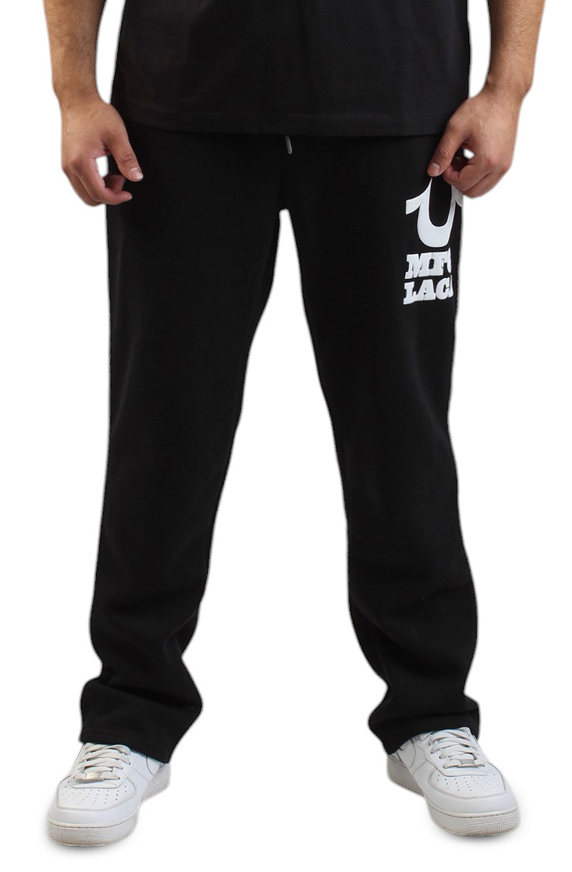 TRUE RELIGION PUFF PRINT LOGO SWEATPANT 108898BLK - Shiekh