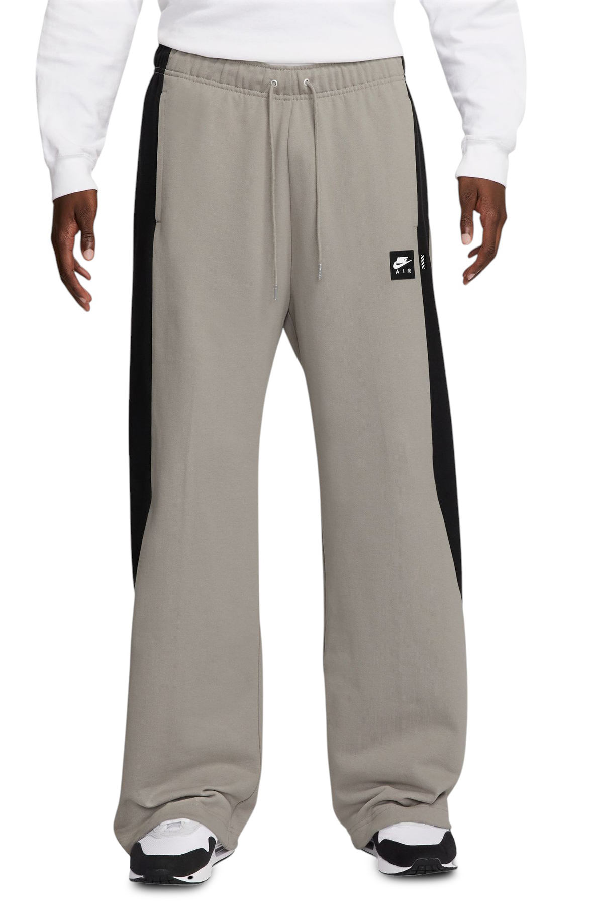 NIKE Air Open Hem Fleece Pants HJ0287 008 - Shiekh
