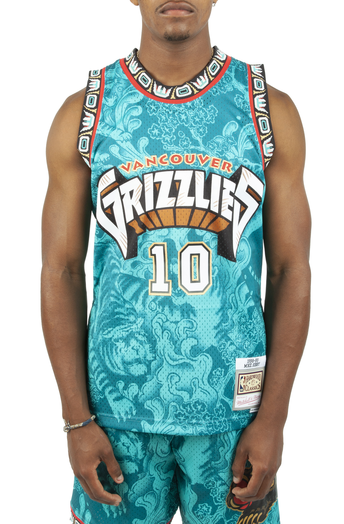 adidas, Shirts, Mike Bibby Vancouver Grizzlies Throwback Jersey