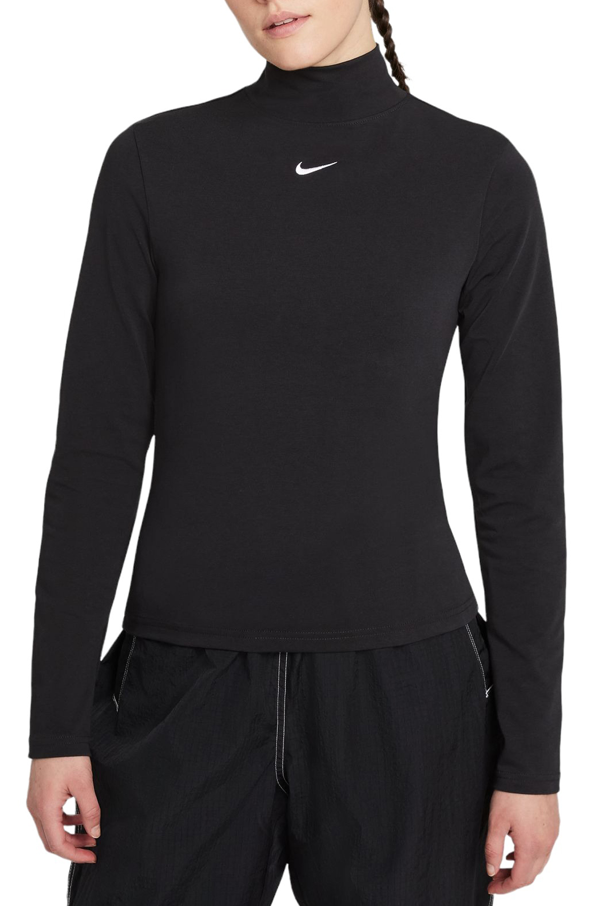 Clothes Nike Sportswear Essential Mock Top Wmns (DD5880-010) 