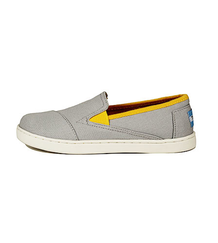 Kids Toms Avalon Grey Canvas Grey