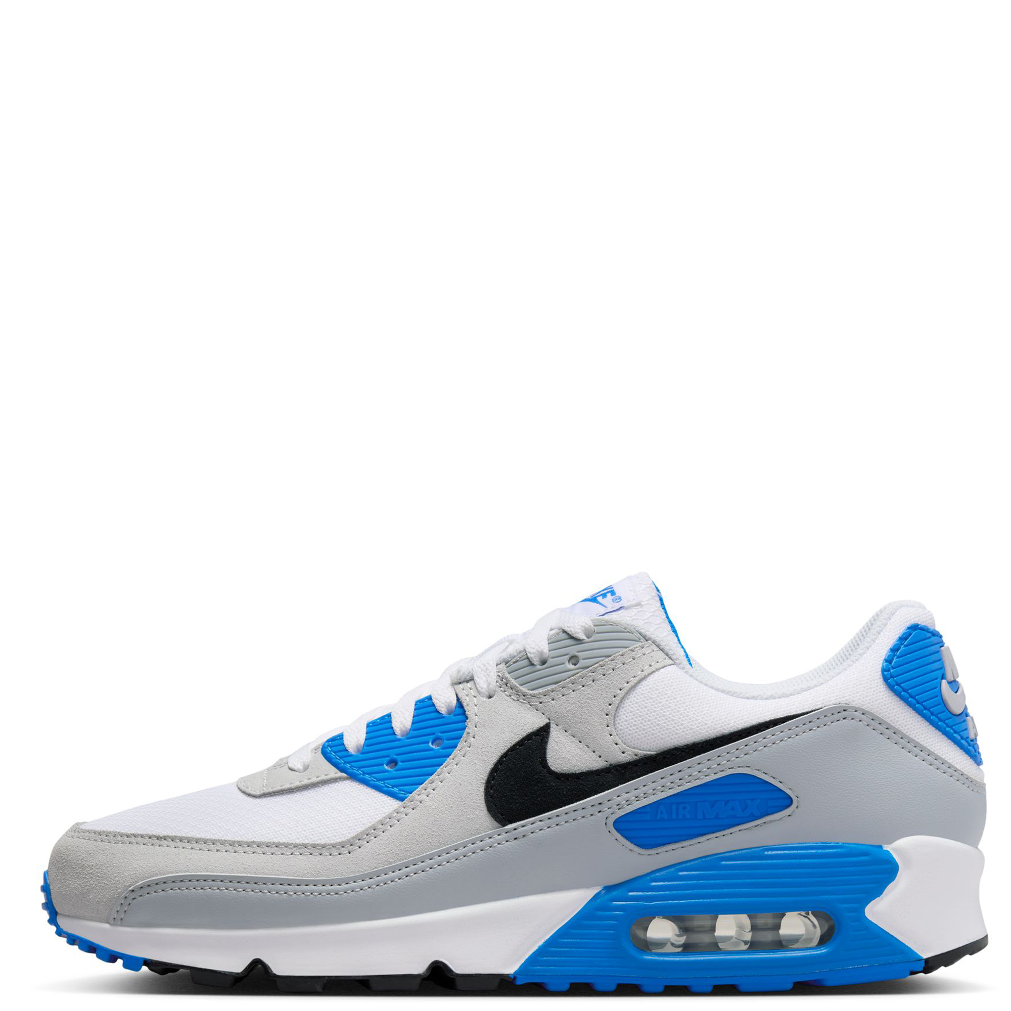 Nike Air Max 90 White Black Photo Blue Pure Platinum