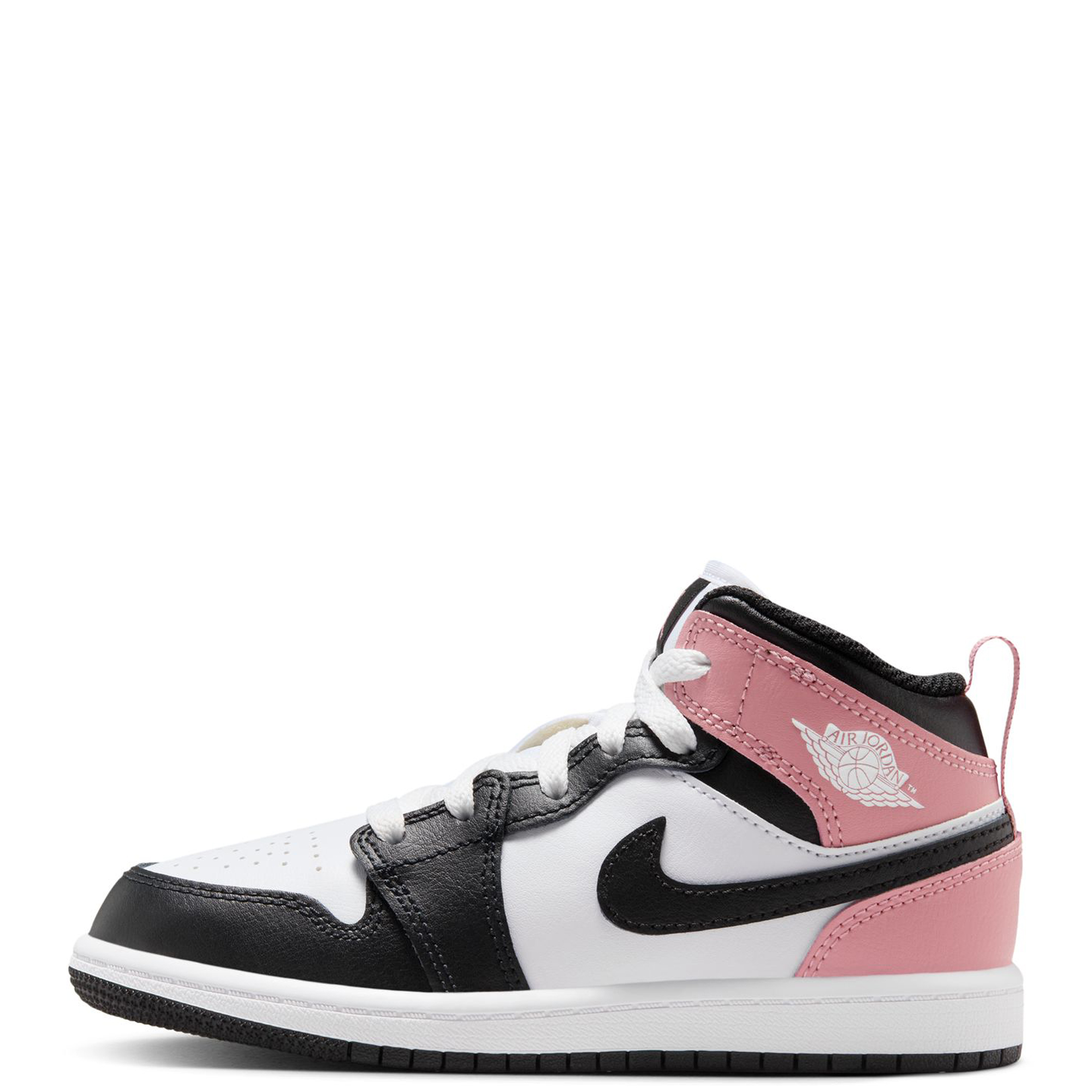 国内配送 NIKE AIR JORDAN 1 MID WHITE/RUST PINK-BLACK JORDAN Air 1 Mid DQ8426 100 - Shiekh