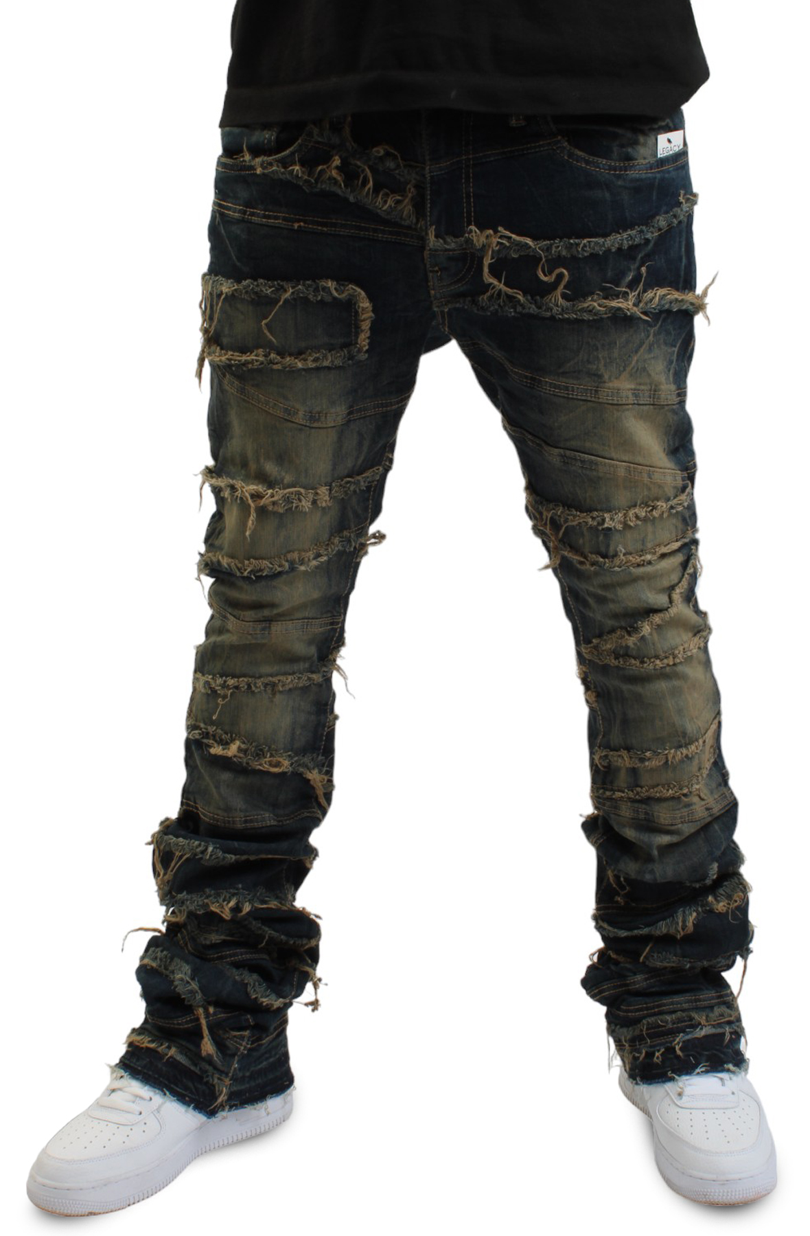 BRIAN BROTHERS INC. Martin Stacked Jeans JTF1150-DKVIN - Shiekh