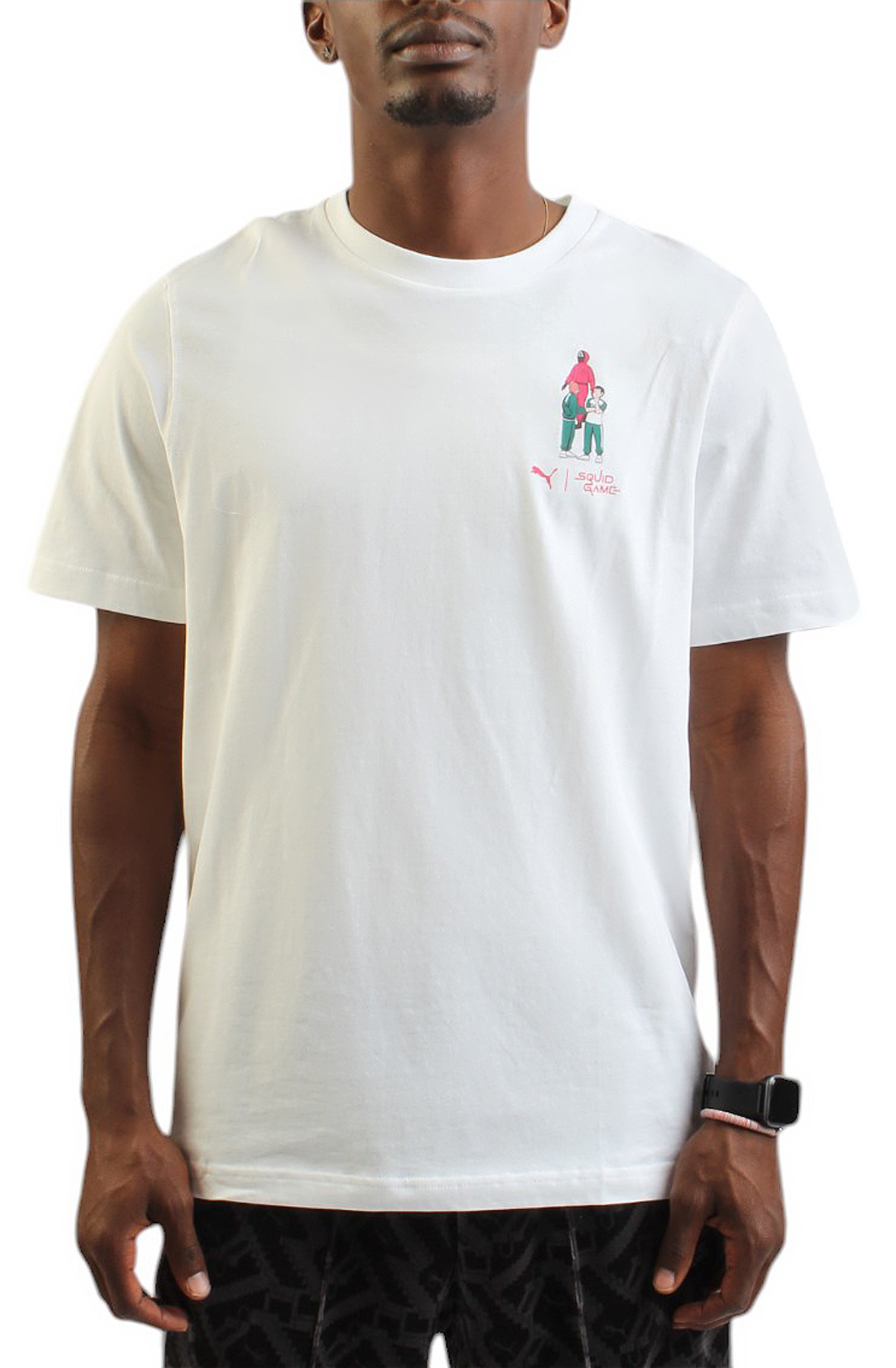 PUMA Squid Game Graphic T-Shirt white 62742602 - Shiekh