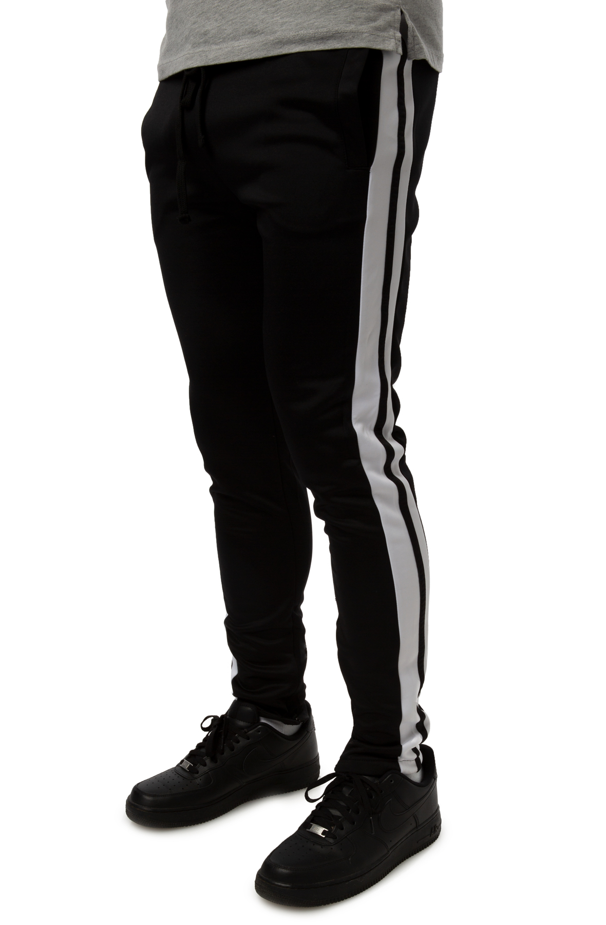 two stripe track pants