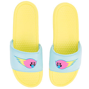 Brand new pink dolphin ghost slides Pink Dolphin and FILA Unveil Colorful Footwear and Apparel  main image 2